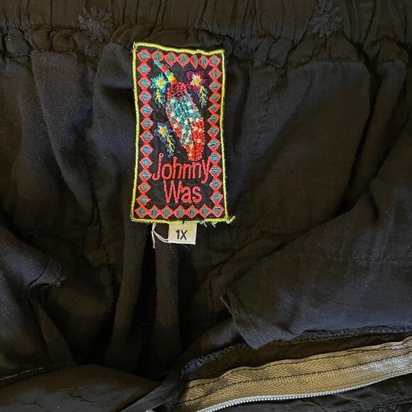 Johnny Was Eyelet Slacks - Picture 3 of 6